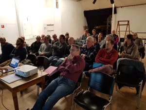 Audience à la présentation 1